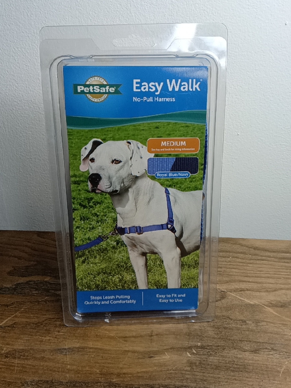 Easy Walk No-Pull Dog 🐶 Harness - Royal Blue / Navy Size M